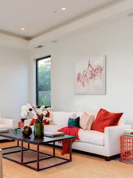 "Cherry Blossoms" Framed Painting Print, 24"x24"