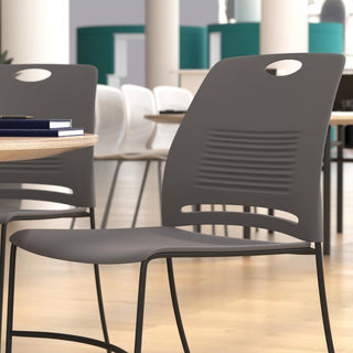 Hercules Series Commercial Grade 660 lb. Capacity Stack Chair w/ Carrying Handle