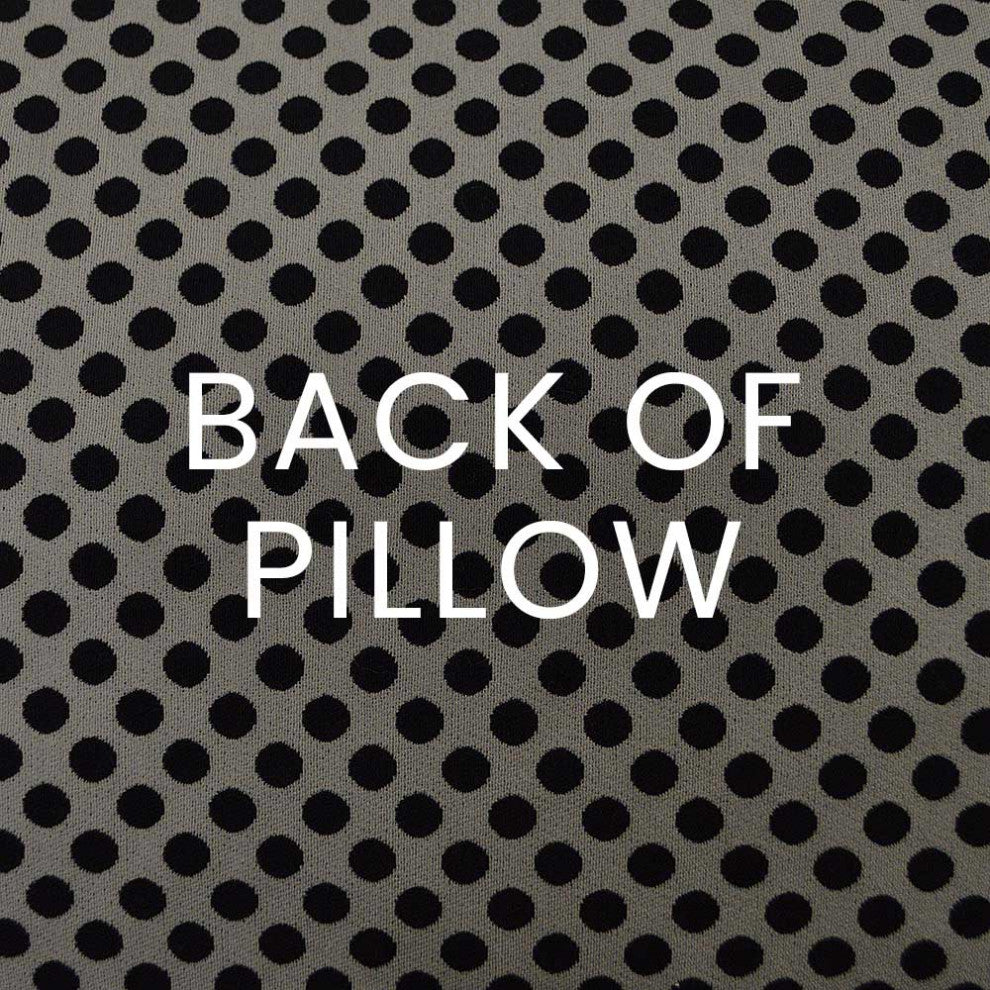Polka Dots Pillow - Black