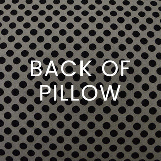 Polka Dots Pillow - Black