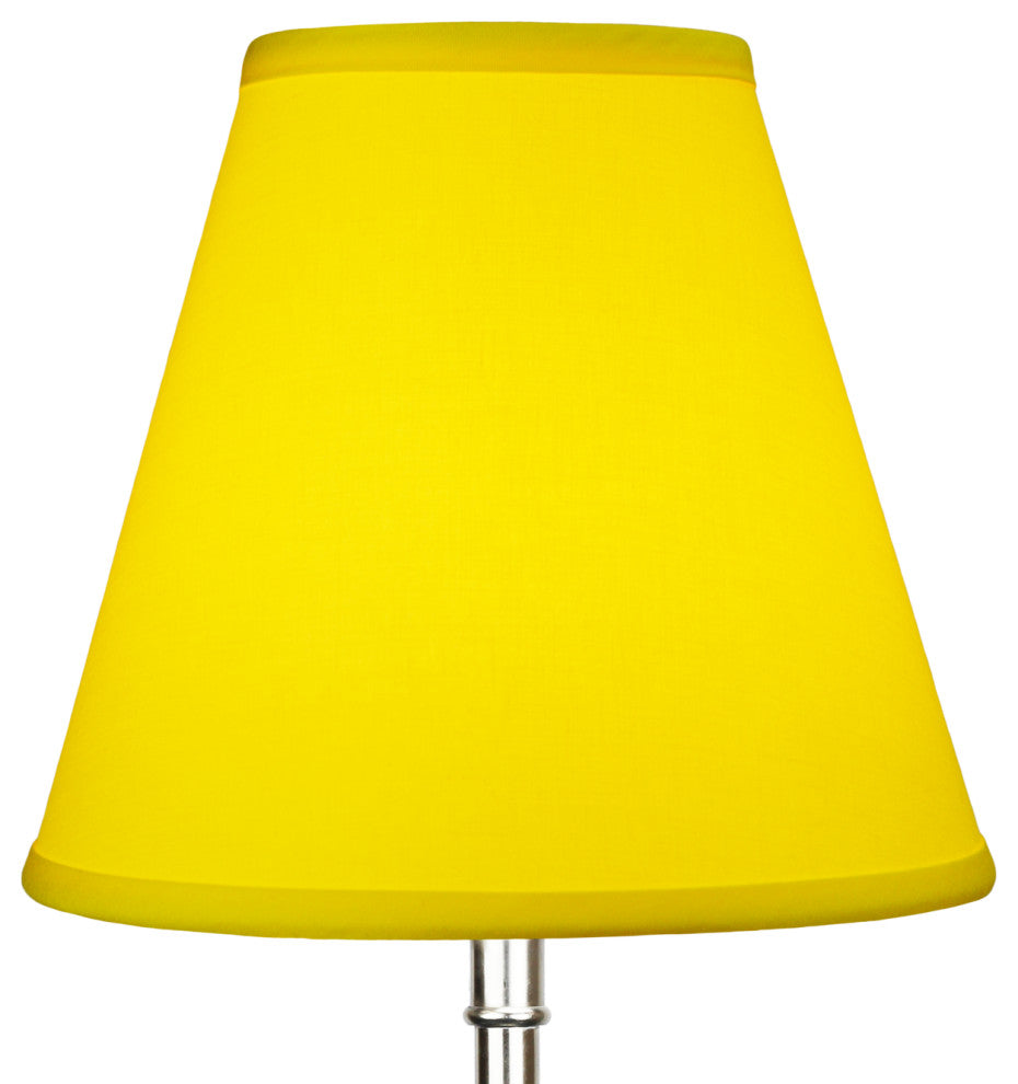 Fenchel Shades 5"x10"x9" Spider Attachment Empire Lamp Shade, Linen Citrus