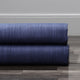 Prussian Blue Designer Shantung Faux Silk Fabric Sample, 4Wx4L
