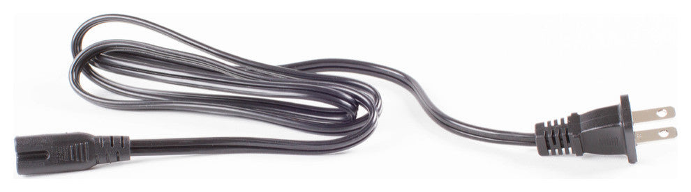 UL Listed 2 Prong Ac Power Cable For Power Supplies, 4'