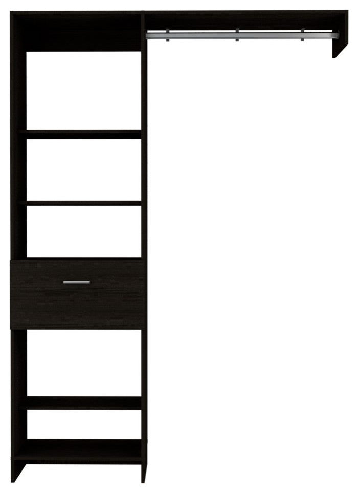 DEPOT E-SHOP: Dynamic 150 Closet System, Black