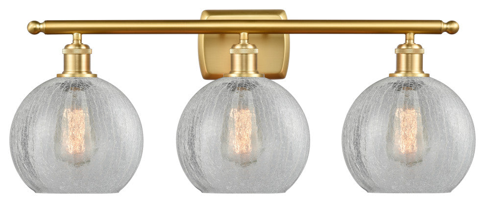 Innovations Lighting 516-3W-SG-G125-8 Athens 3 Light 26" Bath Vanity Light