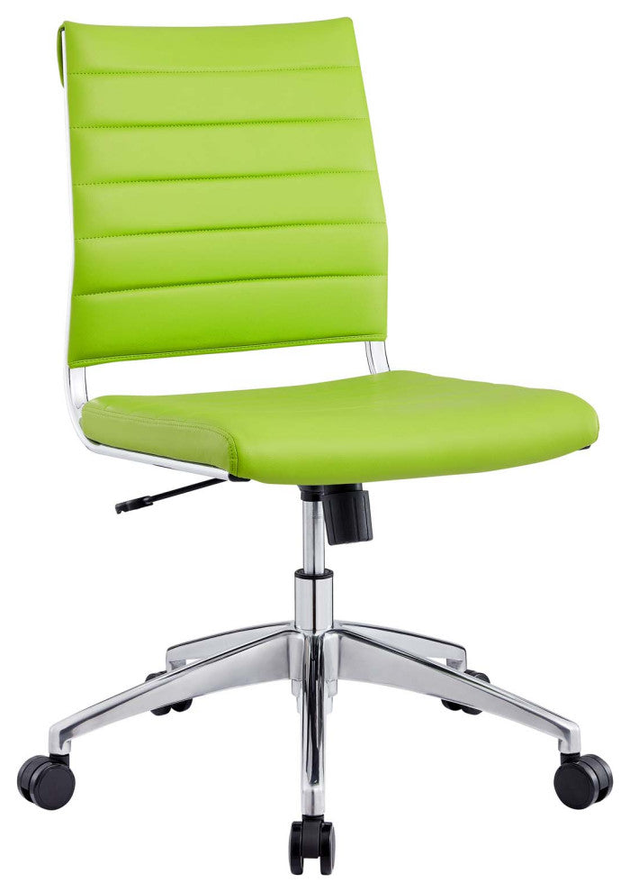 Bright Green Jive Armless Mid Back Office Chair