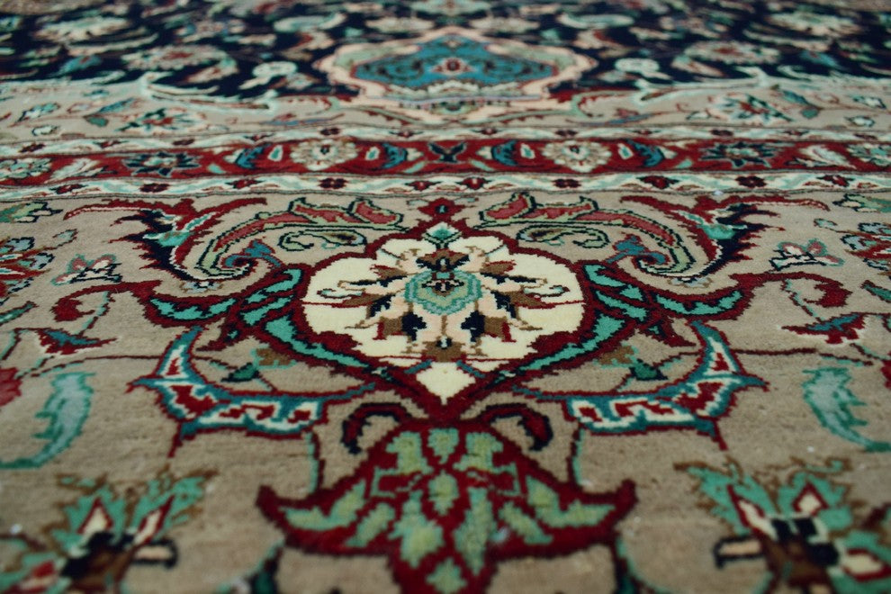 Heirloom Kashan Blue Rug 9'1"x12'1"