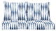 Sorra Home Salix Vintage Indigo Deep Seat Loveseat Pillow Cushion Set, 25x23x5