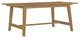 Modway Dorset Outdoor Patio Teak Dining Table, Natural