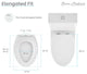 Lumiere Elongated Quick-Release Toilet Seat With Night Light