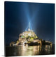 "Mont Saint Michel" Wrapped Canvas Art Print, 20"x20"x1.5"