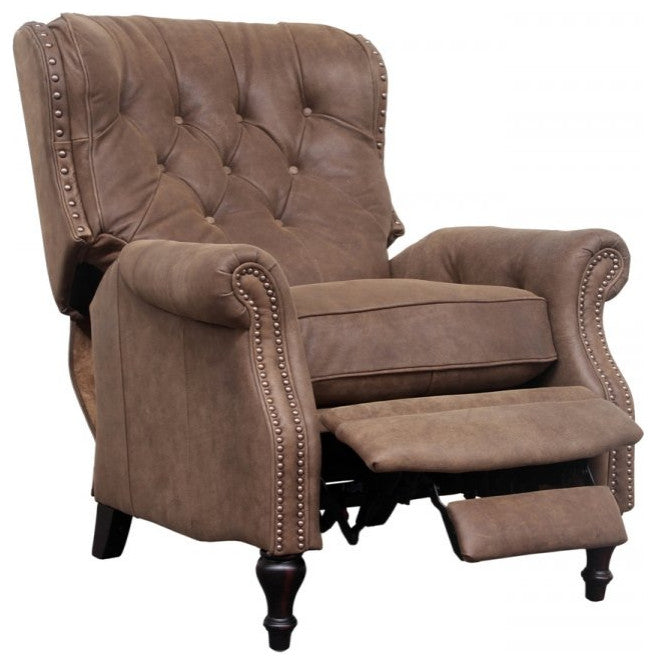 Kendall Recliner, Dark Sanded Bomber