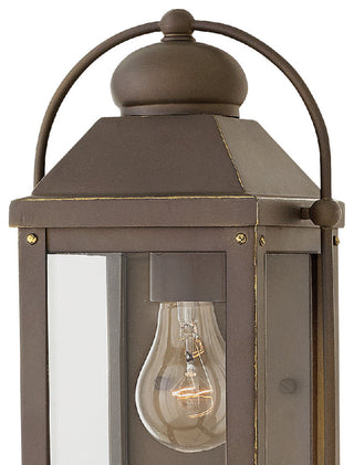 Hinkley Anchorage Small Wall Mount Lantern, Light Oiled Bronze