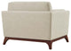 Beige Chance Upholstered Fabric Armchair