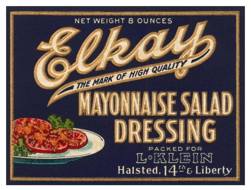 "Elkay Mayonnaise Salad Dressing" Digital Paper Print by Retrolabel, 18"x14"