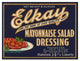 "Elkay Mayonnaise Salad Dressing" Digital Paper Print by Retrolabel, 18"x14"
