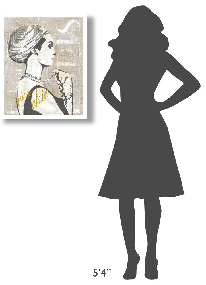 "Fashion Week Paris Halftone III" Digital Paper Print by Sue Schlabach, 22"x26"