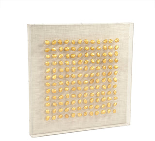 Gold Stone Acrylic Framed Wall Art