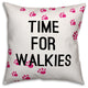 Time for Walkies 16x16 Spun Poly Pillow