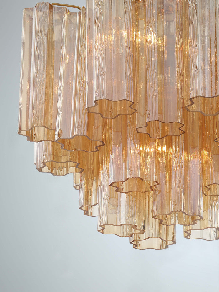 CRYSTORAMA Addis 4 Light Aged Brass Ceiling Mount