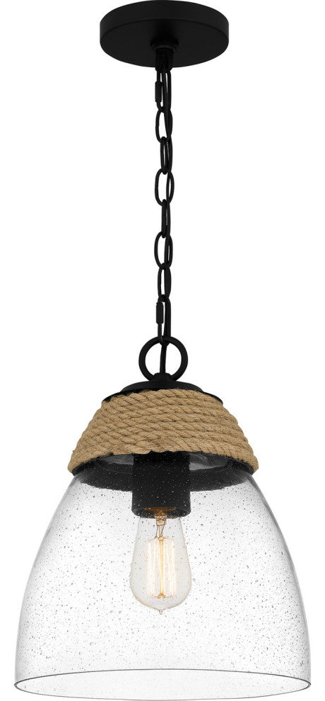 Quoizel QPP5589MBK 1-Light Mini Pendant, Quoizel Piccolo Pendant