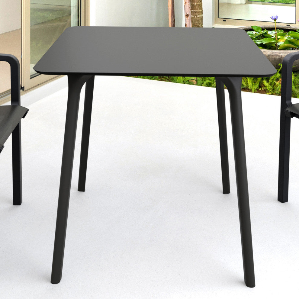 Maya Square Table 31 inch Black