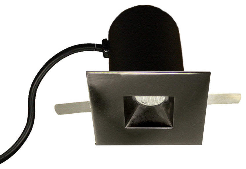 LEDme Miniature Square Recessed Task-Light 4000K Cool White, Gunmetal