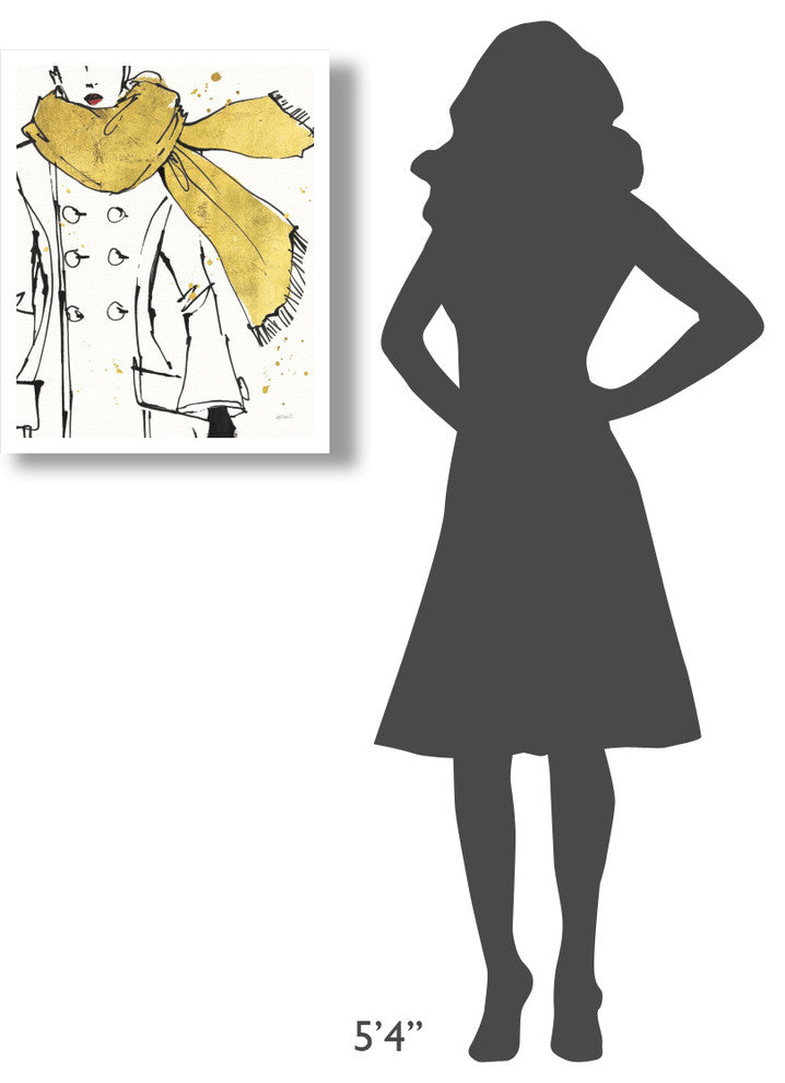 "Fashion Strokes III" Digital Paper Print by Anne Tavoletti, 22"x26"