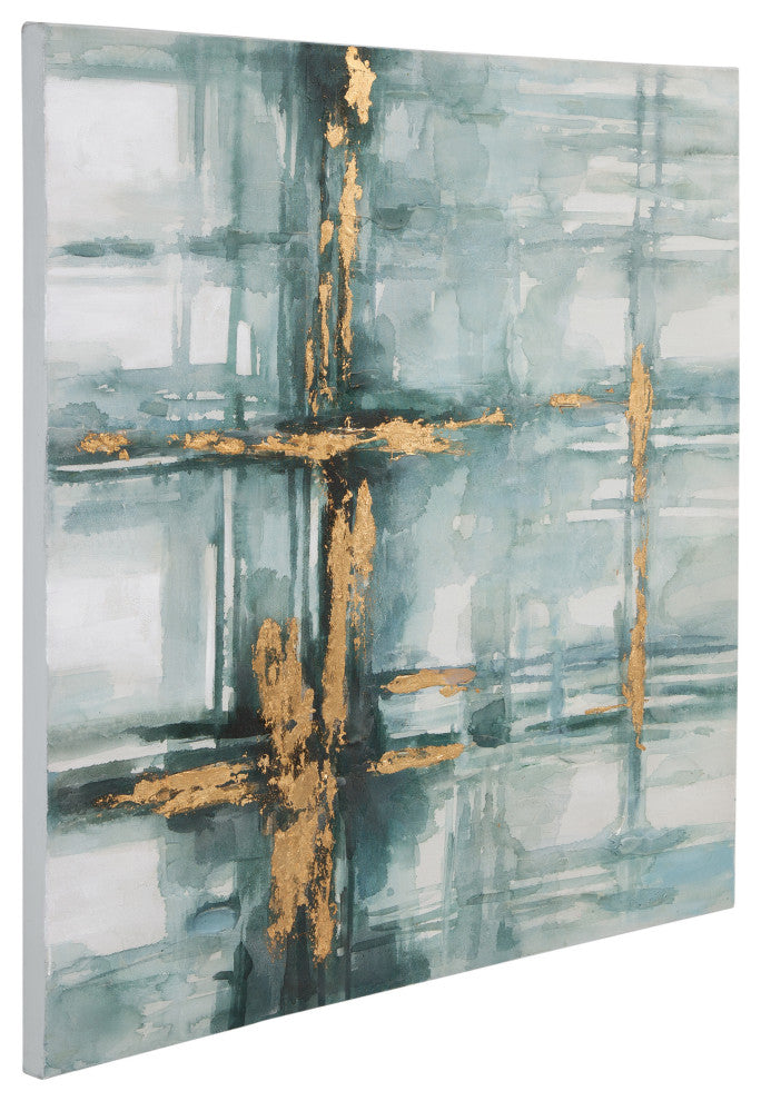 Mulligan Canvas Art Green