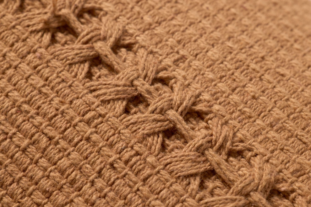 Chris Loves Julia x Loloi Harvey Orange 12'' x 27'' Cover With Poly Pillow