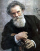 Ilia Efimovich Repin Portrait of the Author Vladimir Korolemko Wall Decal