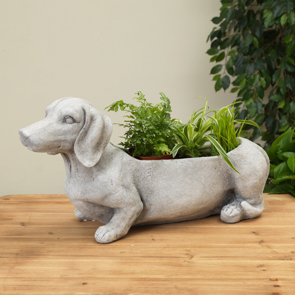 22-Inch Long Magnesium Dog Planter