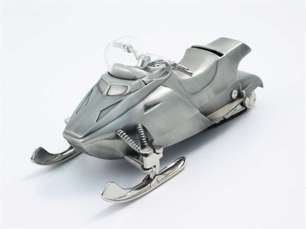 Elegance Pewter Plated Snow Mobile Bank