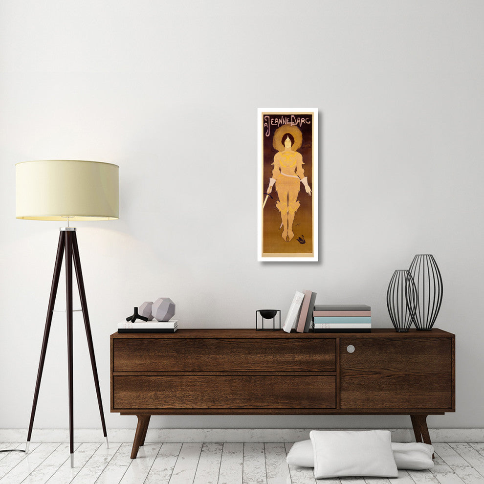 "Joan d'Arc" Digital Paper Print by Georges De Feure, 15"x38"