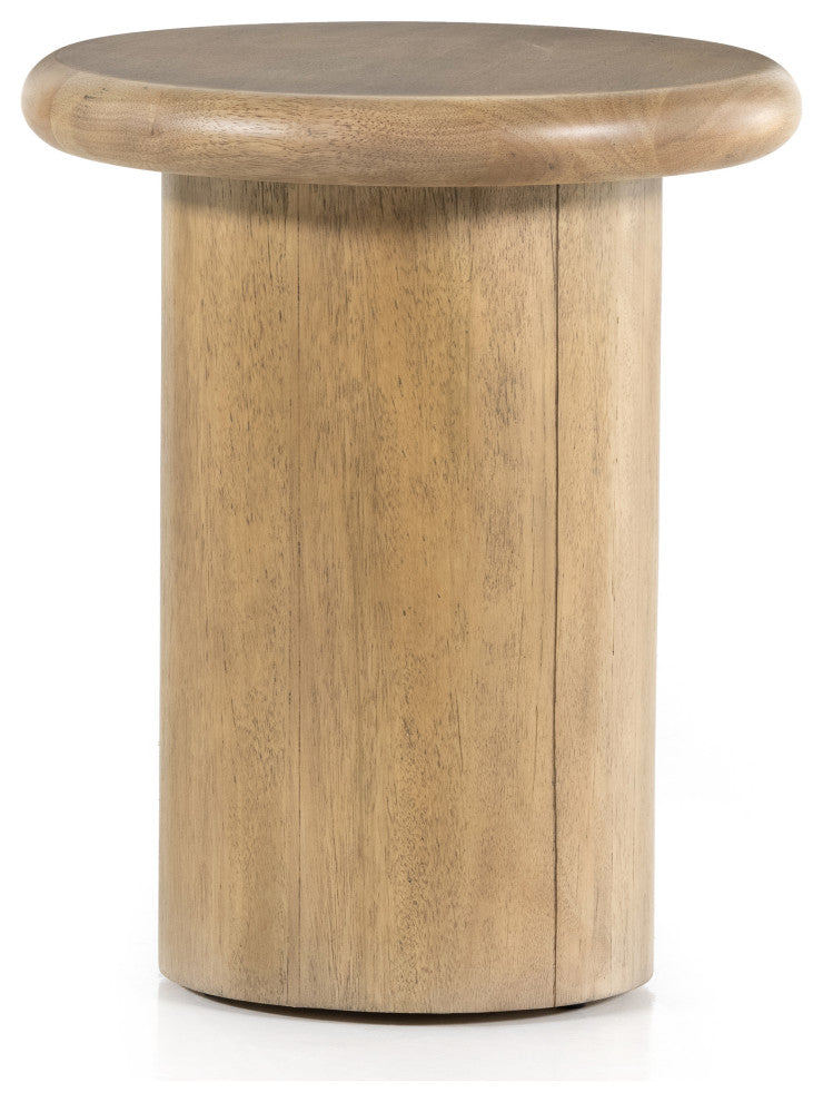 Zach End Table, Burnished Parawood