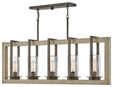 Hinkley Lighting 20035 Riverwood 5 Light 42"W Outdoor Linear - Warm Bronze
