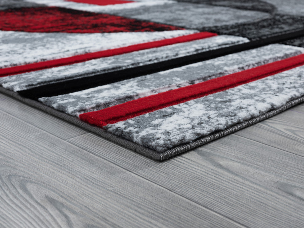 United Weavers Bristol Epsilon Red Area Rug 5'3x7'6
