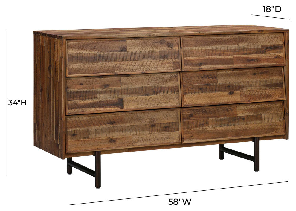TOV Furniture Bushwick Wooden Dresser