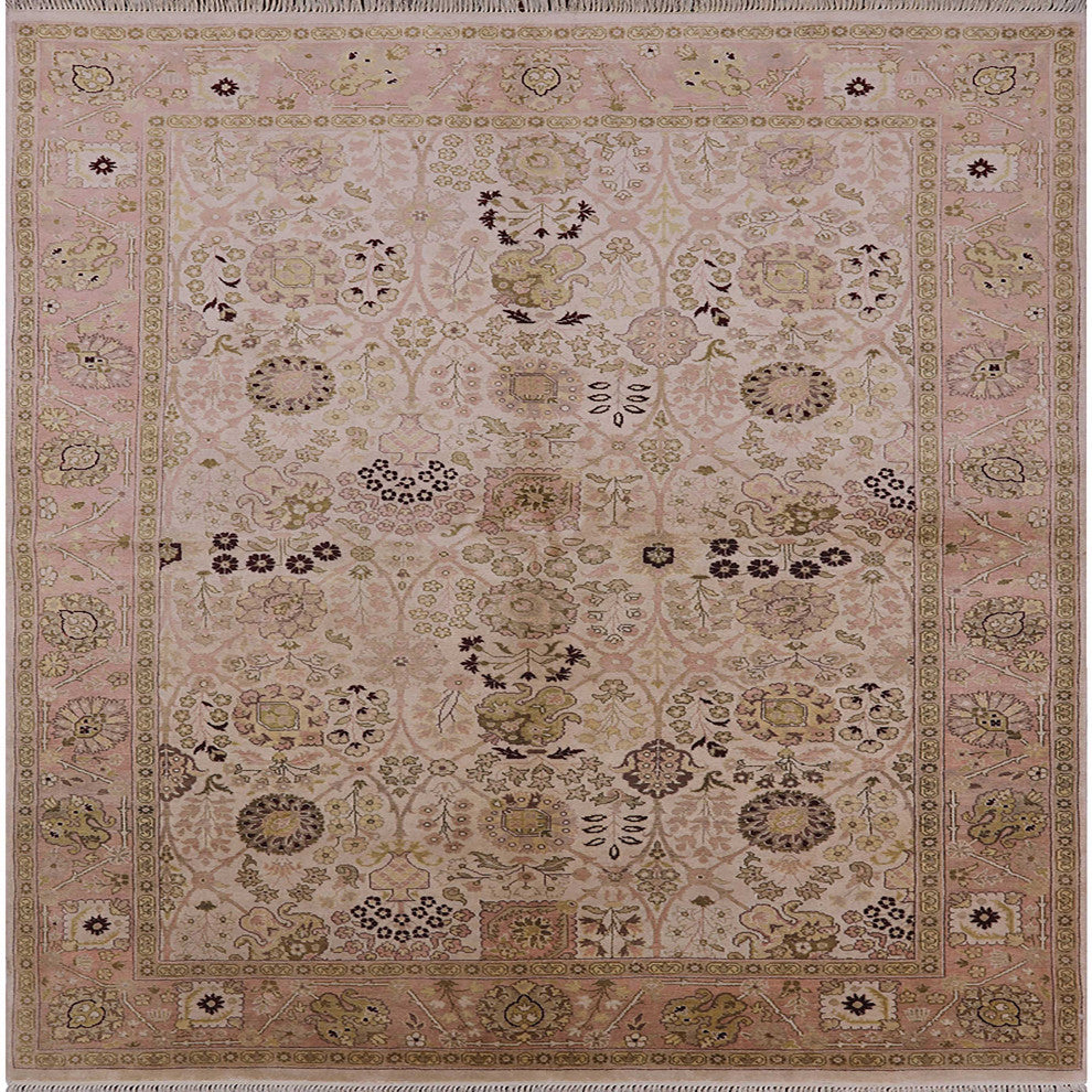 Ahgly Company Indoor Square Mid-Century Modern Area Rugs, 6' Square