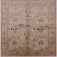 Ahgly Company Indoor Square Mid-Century Modern Area Rugs, 6' Square