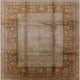 Ahgly Company Indoor Square Mid-Century Modern Area Rugs, 7' Square
