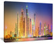 "Dubai Marina Skyscrapers" Cityscape Canvas Print20"x12"