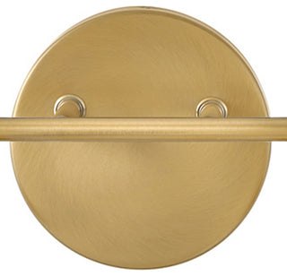 Lark Julep Bathroom Vanity Light, Lacquered Brass, 2 Light