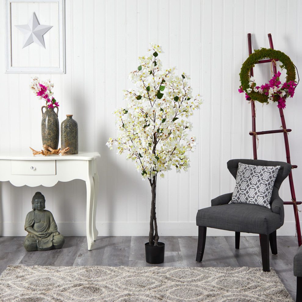 6' Bougainvillea Artificial Tree