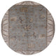 Ahgly Company Indoor Round Mid-Century Modern Area Rugs, 5' Round