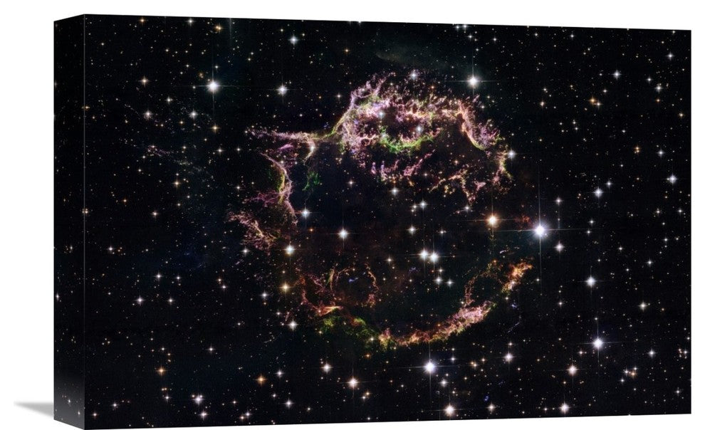 "Supernova Remnant Cassiopeia A - March 2004" Artwork, 18"x12"