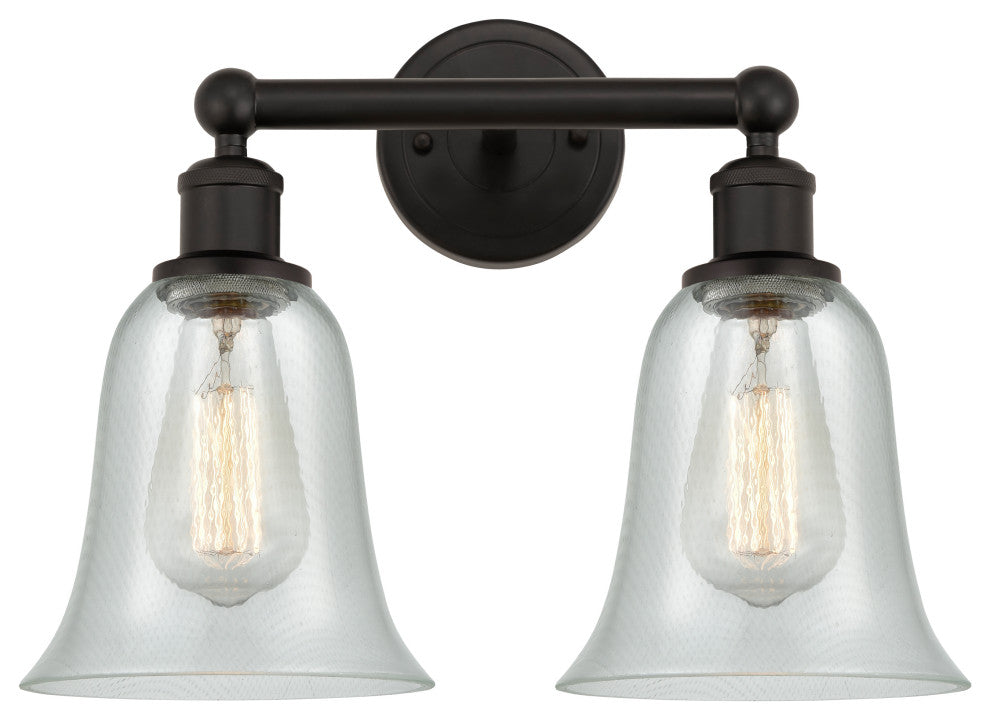 Innovations 616-2W-OB-G2812 2 Light 15.25" Bath Vanity Light, Oil Rubbed Bronze
