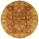 Ahgly Company Indoor Round Mid-Century Modern Area Rugs, 7' Round