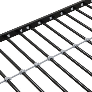 Gewnee Twin Over FULL Metal Bunk Bed with Trundle