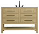 Home Living 48" Single Bathroom Vanity, Honey Brown
